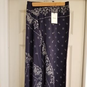 Theory Sopheena Bandana Silk Maxi Skirt